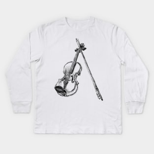Violin Image Kids Long Sleeve T-Shirt